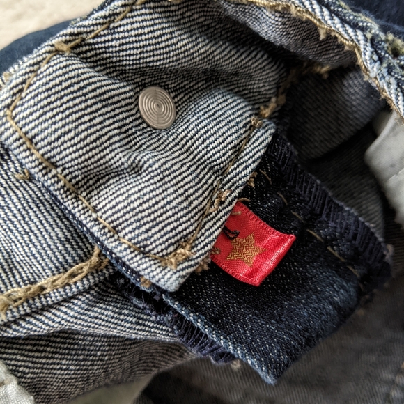 Vanilla Star Denim Jean Shorts, Stitching Detail, Size 11 - Picture 3 of 12